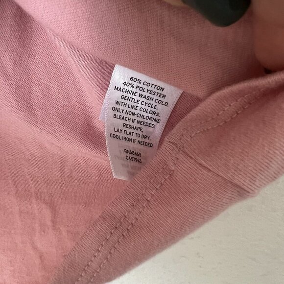Caslon rushed T-shirt top SMALL pink Short Sleeve casual top - Picture 11 of 11